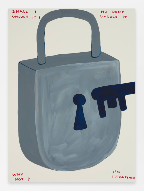 David Shrigley Untitled (Shall I Unlock It?), 2023