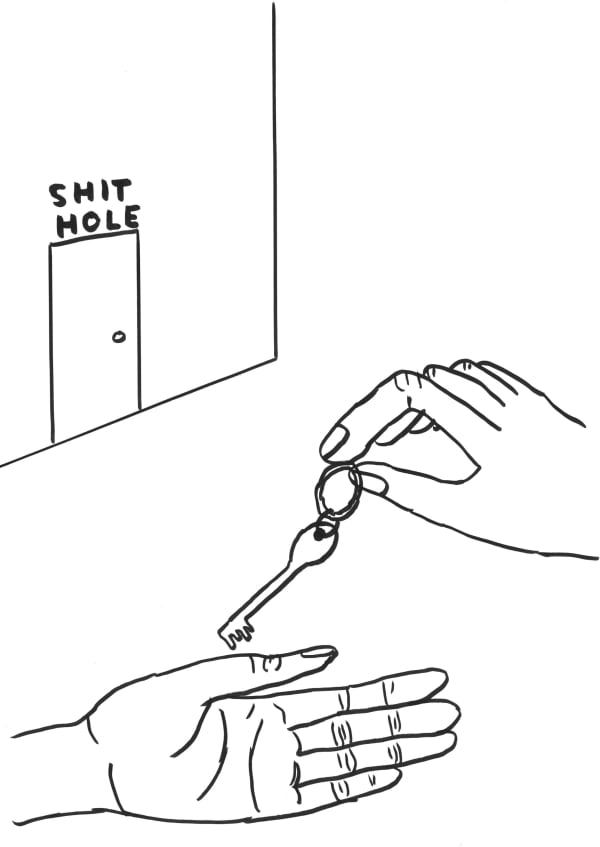 David Shrigley Untitled (Shit Hole), 2019