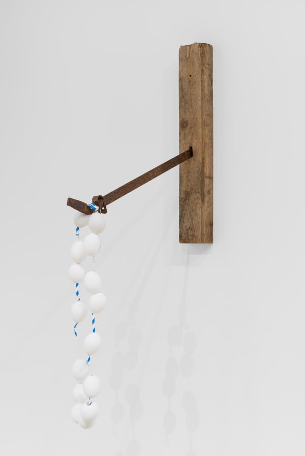 Erik van Lieshout Farm Arts object #3 (metal hook and necklace), 2024