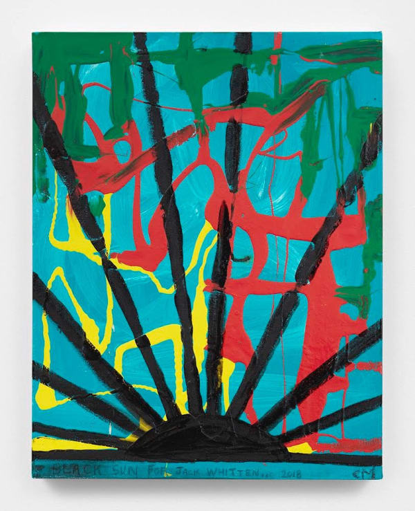 Chris Martin, Black Sun for Jack Whitten, 2015-2018