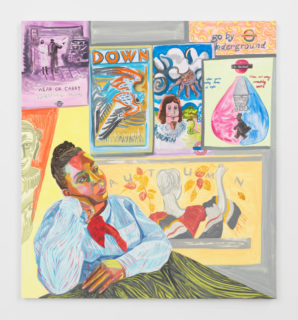 Aliza Nisenbaum Dessie with Historic Posters Designed for London Underground, 2019