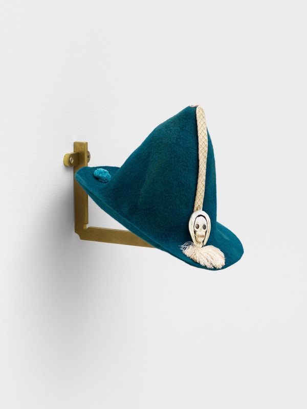 Francis Upritchard Felt Emerald Hat, 2017