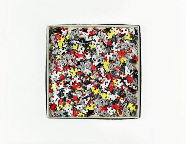 Anne Collier Puzzle (Roy Lichtenstein, Modular Painting with Four Panels No.5), 2009