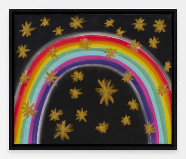 Andrew Sim A rainbow with stars, 2024
