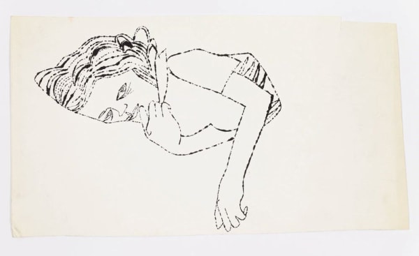 Andy Warhol Female Upper Torso, ca. 1956