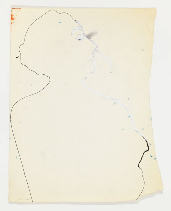 Andy Warhol Female Head and Partial Figure, ca. 1953