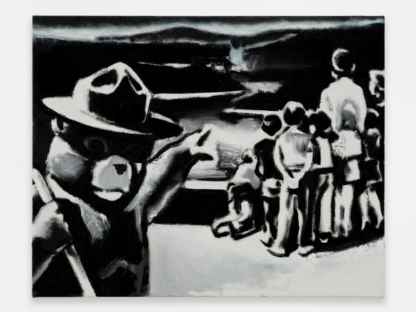 Wilhelm Sasnal Untitled (Smokey the Bear), 2024