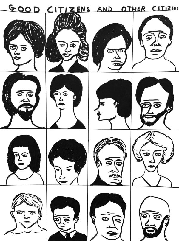 David Shrigley Untitled (Good Citizens and Other Citizens), 2020