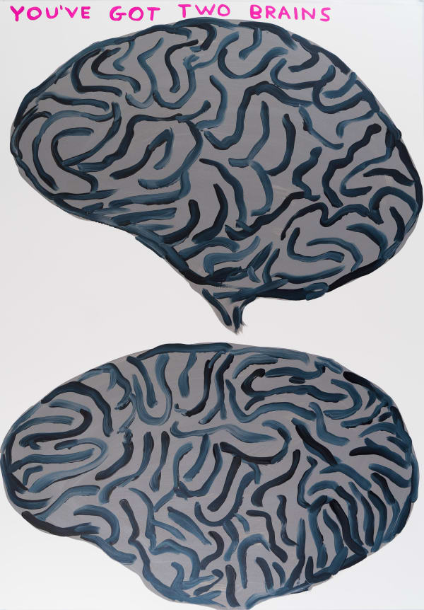 David Shrigley Untitled (You've got two brains), 2019