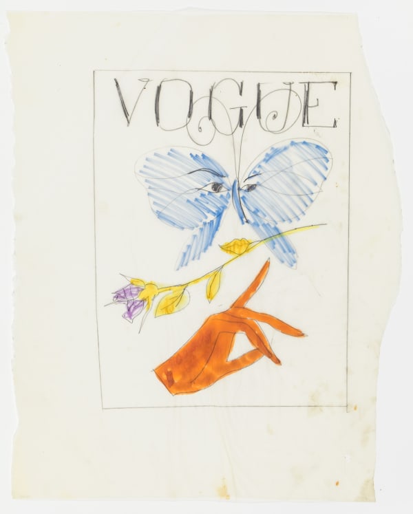 Andy Warhol "Vogue", c. 1958