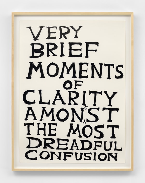 David Shrigley Untitled (Very Brief Moments), 2019