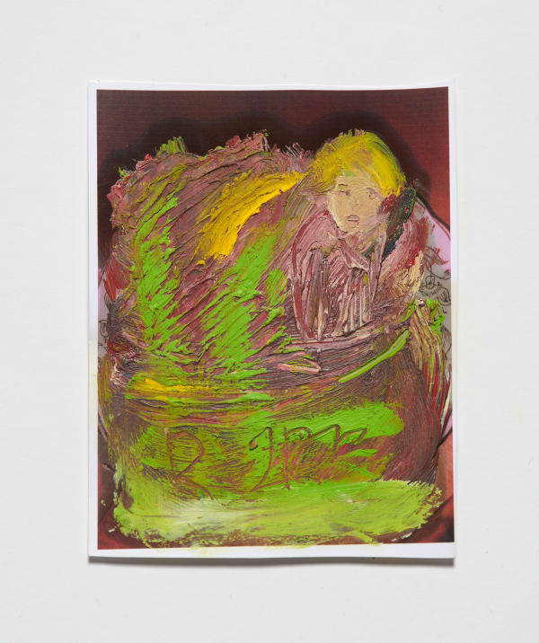 Elene Chantladze ნახატი შევასრულე დაწუნებულ სურათზე (I did painting on an unlikeable photo), 2023