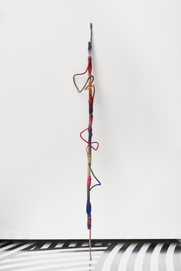 Jim Lambie Psychedelic Soul Stick #84, 2024