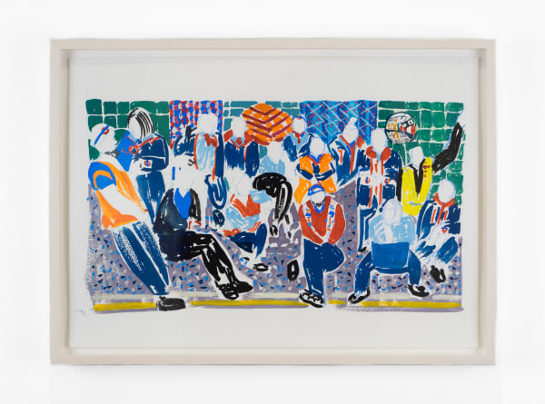 Aliza Nisenbaum Study for London Underground: Brixton Station and Victoria Line Staff #1, 2019
