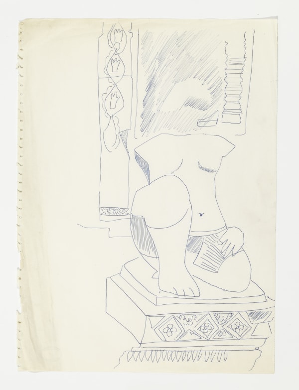 Andy Warhol Figurative Statue, 1956