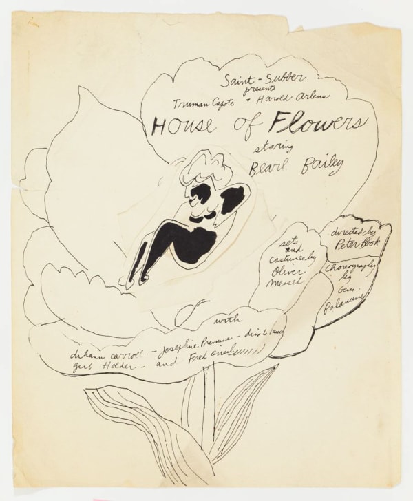 Andy Warhol House of Flowers, ca. 1954