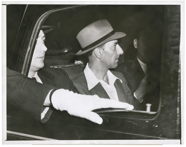 Weegee 2 Arrested in Radio City Lift Strike, 1943