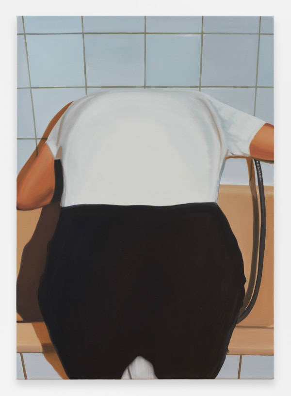 Artwork by Eberhard Havekost titled “Bath/Flashlight"