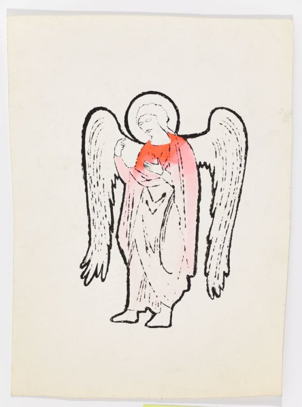Andy Warhol Angel, ca. 1953