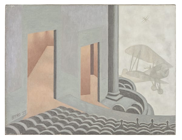 David Byrd, Balcony With Screens, 1955