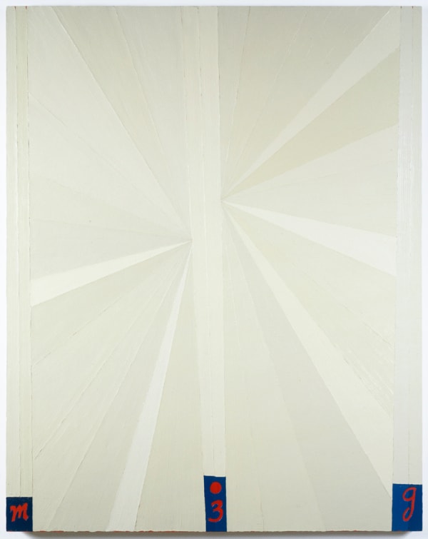 Mark Grotjahn Untitled (White Butterfly Red Blue M03G), 2003