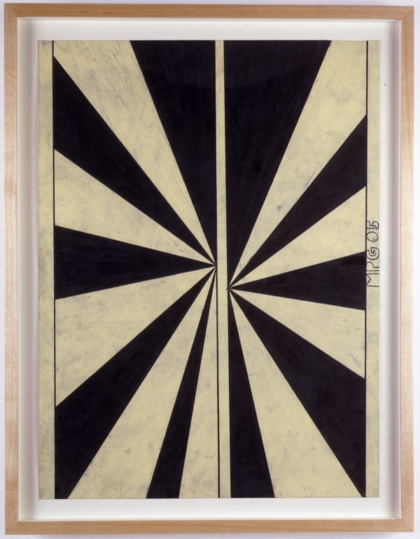 Mark Grotjahn Untitled (Black Cream Butterfly 601), 2005
