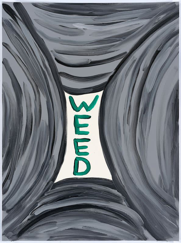 David Shrigley Untitled (Weed), 2015
