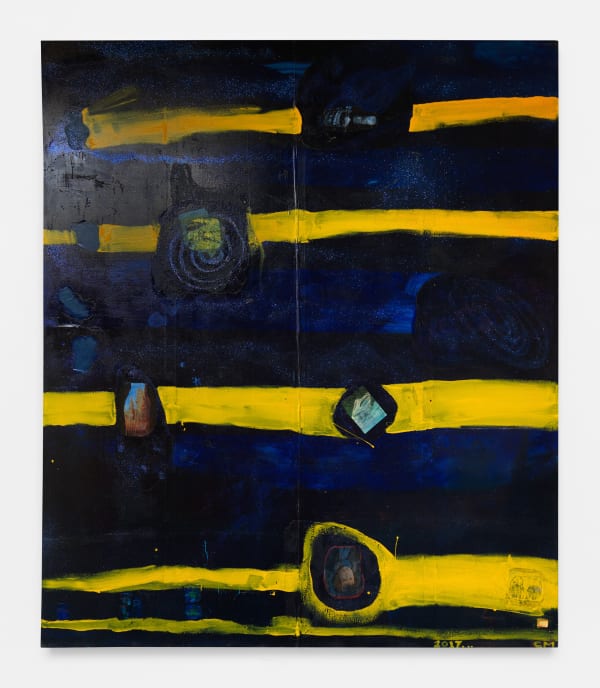 Chris Martin Dark Times in America (Blonde on Blonde), 2017