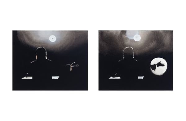 Wilhelm Sasnal Hillary Clinton 1 & 2 (diptych), 2016