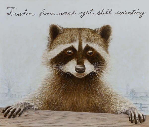 Sean Landers Racoon, 2021