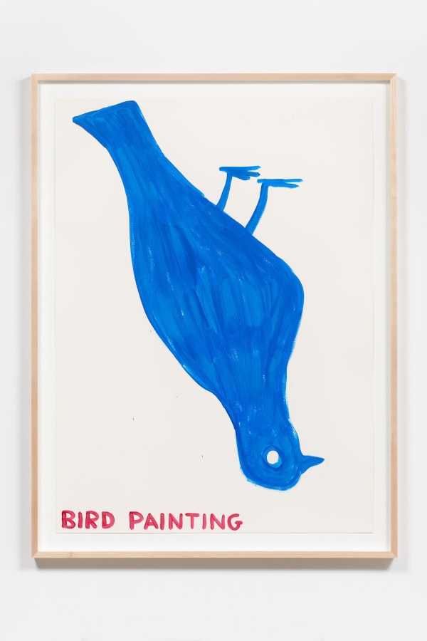 David Shrigley Untitled (Bird Painting), 2016