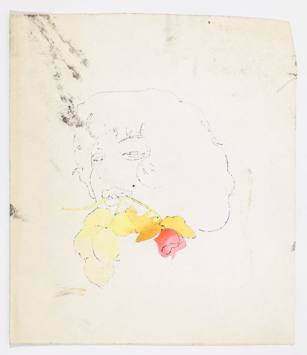 Andy Warhol Female Head, ca. 1955