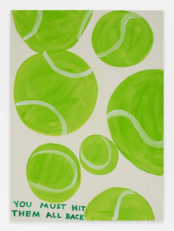 David Shrigley Untitled (You Must Hit Them All Back), 2023