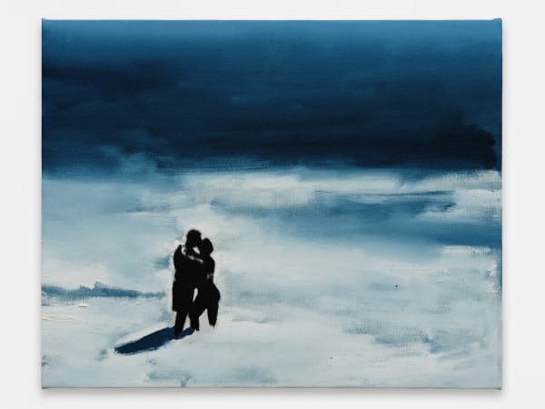 Wilhelm Sasnal Untitled (Couple in Surf), 2024
