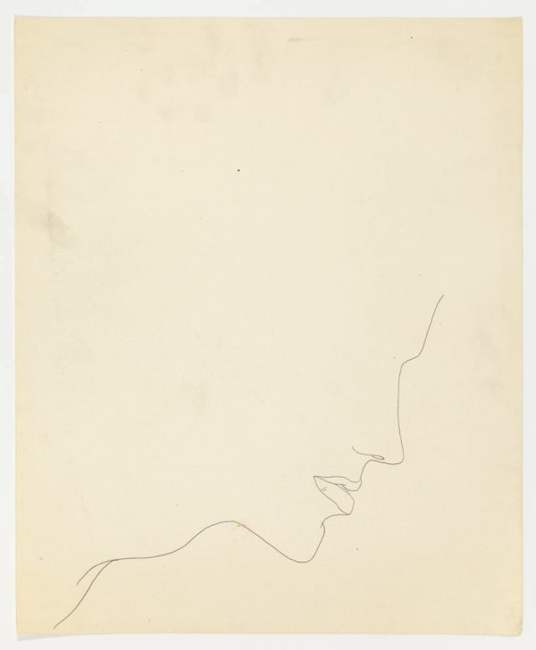 Andy Warhol Nose, Mouth and Neck, ca. 1955