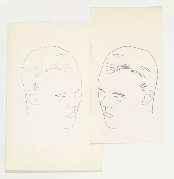 Andy Warhol Male Head, ca. 1954