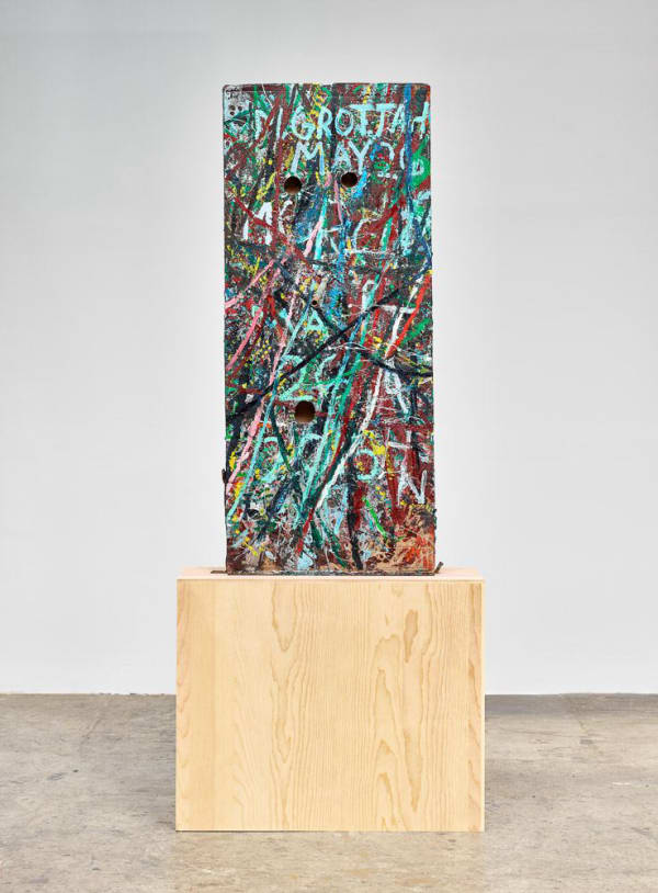 Mark Grotjahn Untitled (Crisscrossed and Lettered, Jackson Mask M41.c), 2015