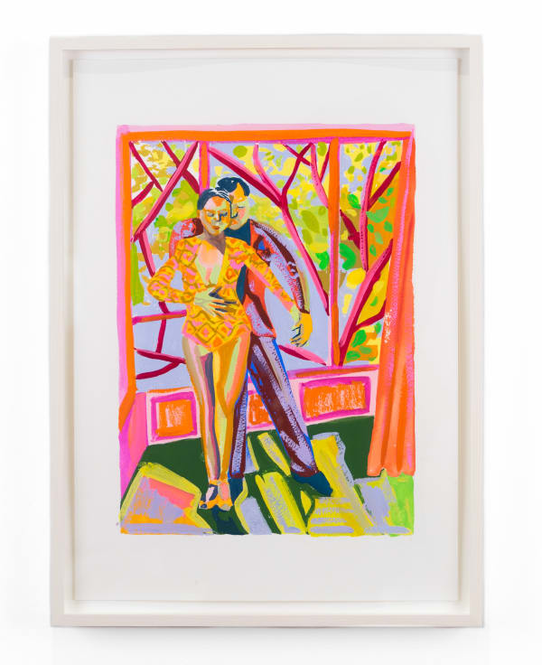 Aliza Nisenbaum Study for Reina del Chachachá, Julie and Jeff, 2019