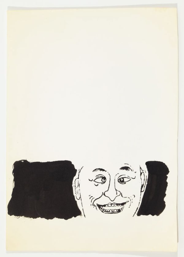 Andy Warhol Male Head, ca. 1953