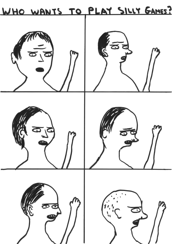 David Shrigley Untitled (Who Wants To Play Silly Games), 2019