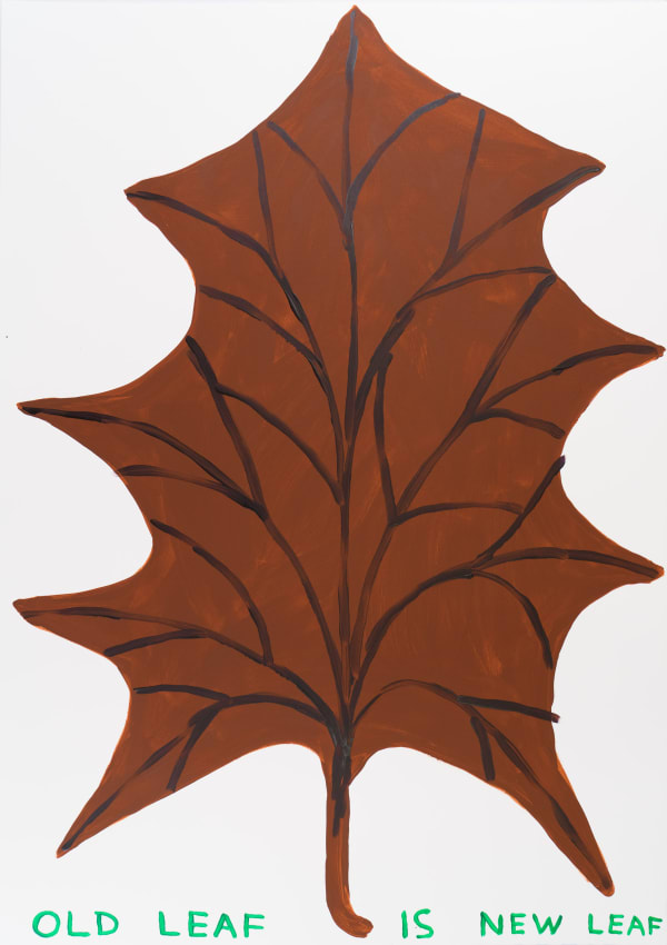 David Shrigley Untitled (Old Leaf is new leaf), 2019