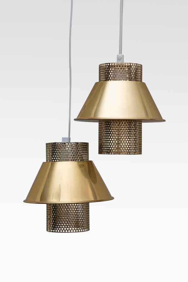 Hans-Agne Jakobsson, Pair of pendant lamps Model T766, 1960's