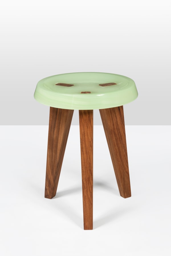Adrian Rosado, Butt-on stool, 2017