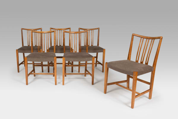 Hans Wegner, Set of 6 dining chairs, 1950's