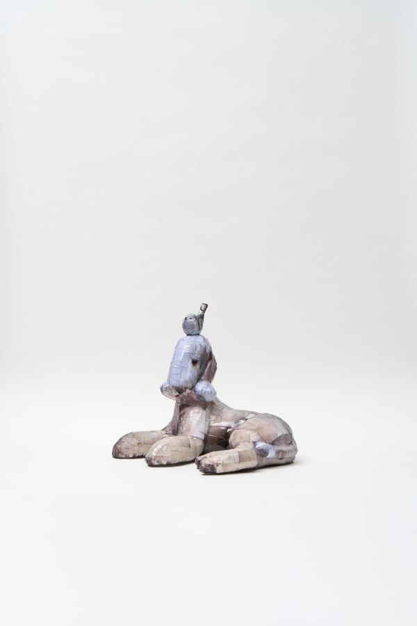 GWON Osang, Bedlington Terrier & Bird 베들링턴과 새, 2025