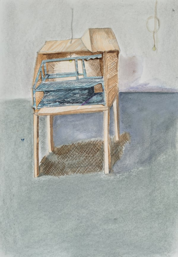 CHEN Yujun, “临时建筑”手稿 | Drawing for the Installation "Temporary Building", 2020