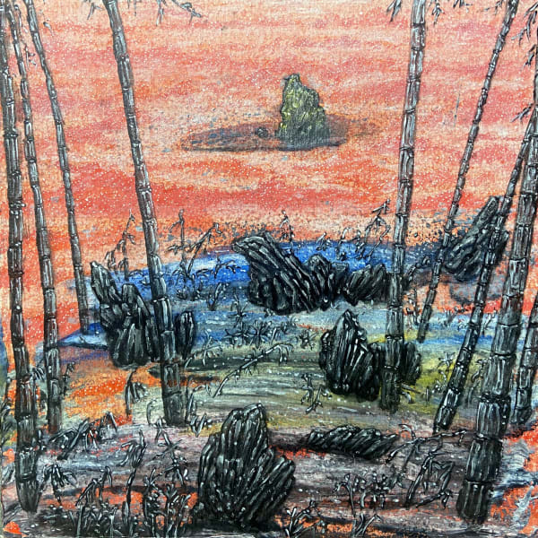 Yuki SAEGUSA, Floating in Vague Memories 모호한 기억을 유영하기, 2024