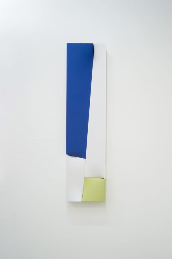 Nobuko WATANABE, Blue and White and Olive Green, 2014