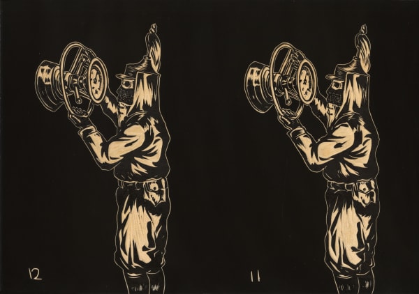 SUN Xun, Original Animation Drawings of "Magic of Atlas" - Luocha "魔法星图”螺刹动画原稿 〈마법성도〉 오리지널 애니메이션 드로잉 - 나찰국, 2017-2024