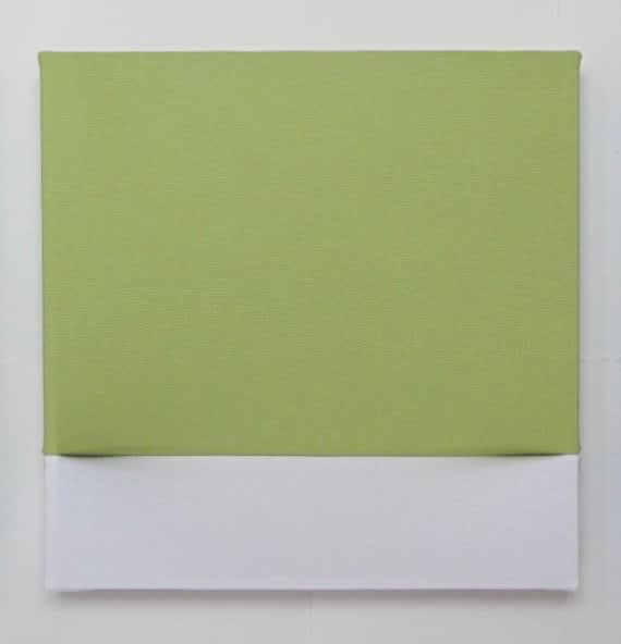 Nobuko WATANABE, Olive Green and White, 2016